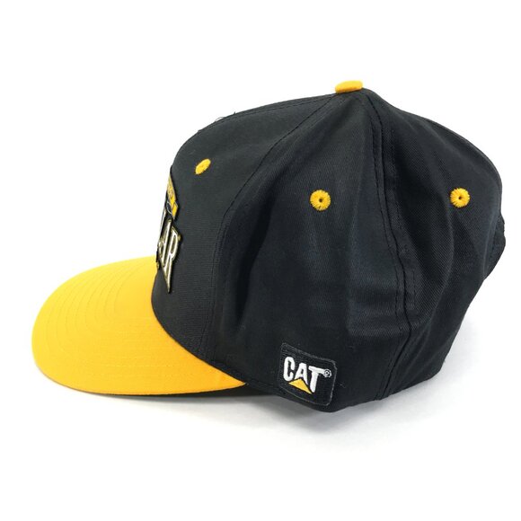 Vintage Caterpillar Authentic Machines Snapback Cap Hat Tonkin Adjustable - Picture 2 of 9
